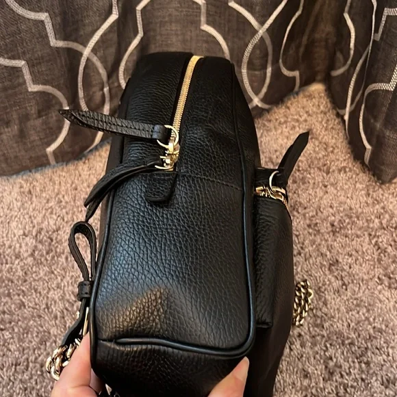 Gucci black leather soho chain backpack - Picture 10 of 17